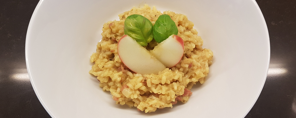 Apfelrisotto